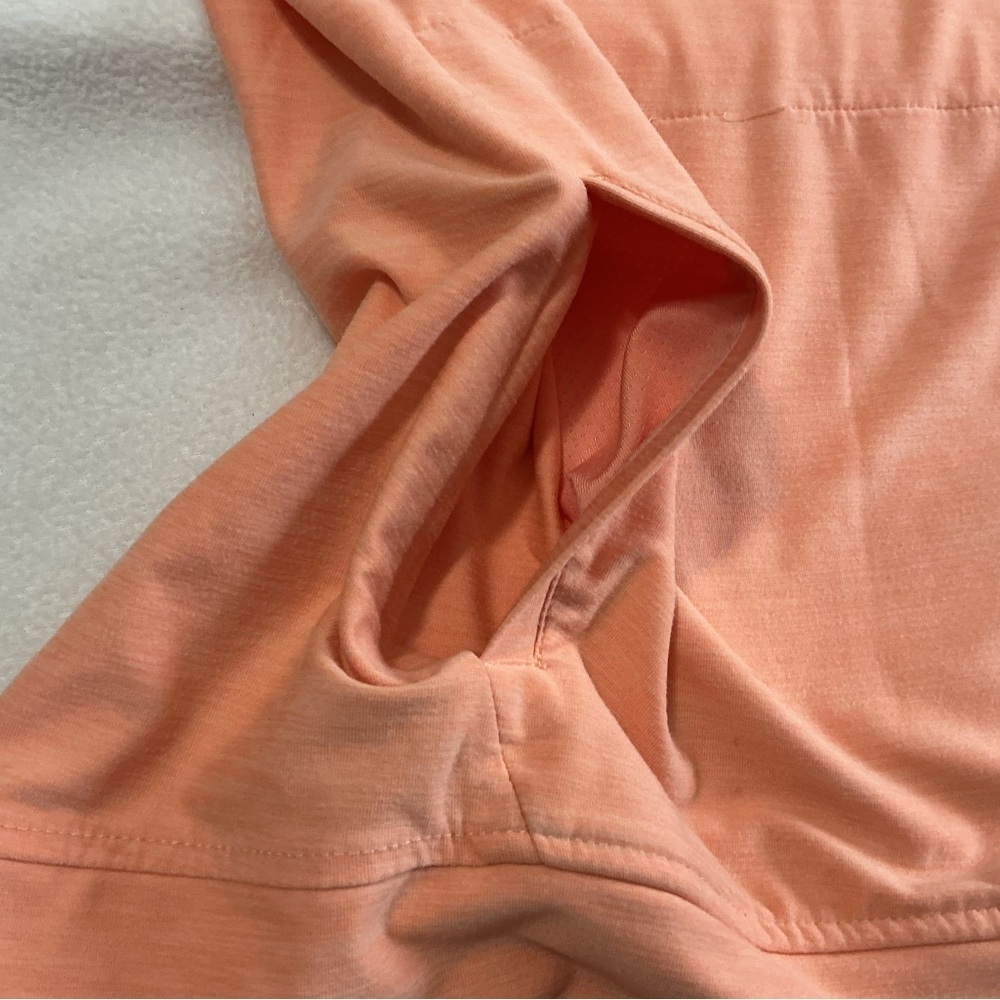 Runway Peach Hoodie pocket thumb holes size large - Picture 7 of 14